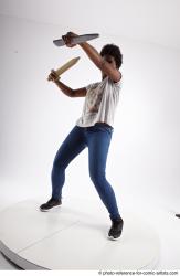 LAVERNE STANDING POSE WITH DAGGER